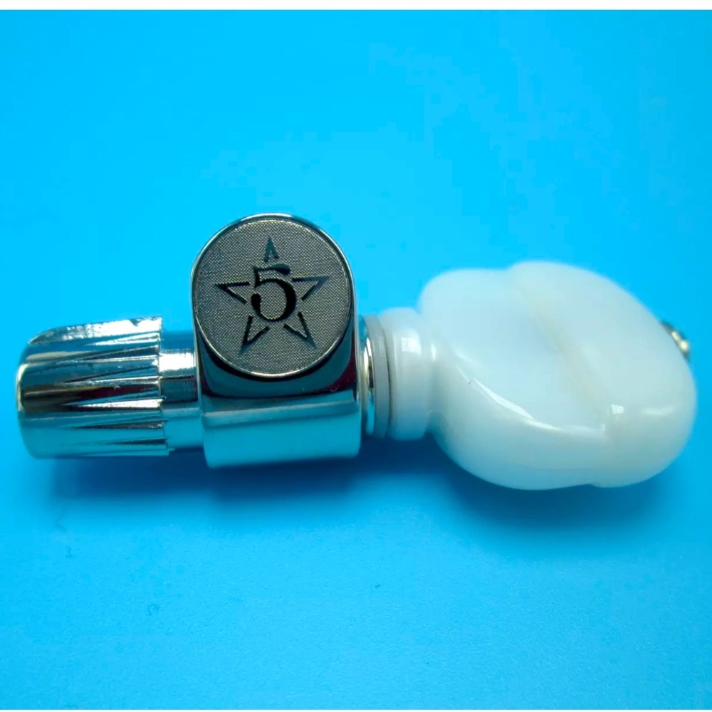 Five Star 5th String Banjo Tuning Peg Knob Nickel